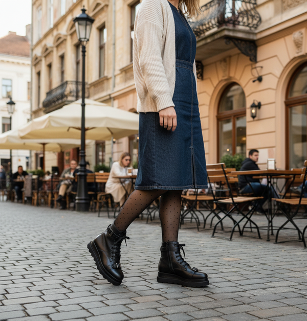 bocanci piele naturala la comanda