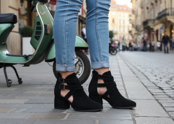 botine piele naturala la comanda