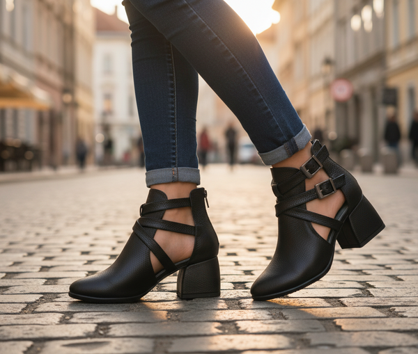 botine piele naturala la comanda