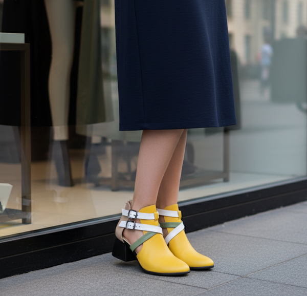 botine piele naturala la comanda