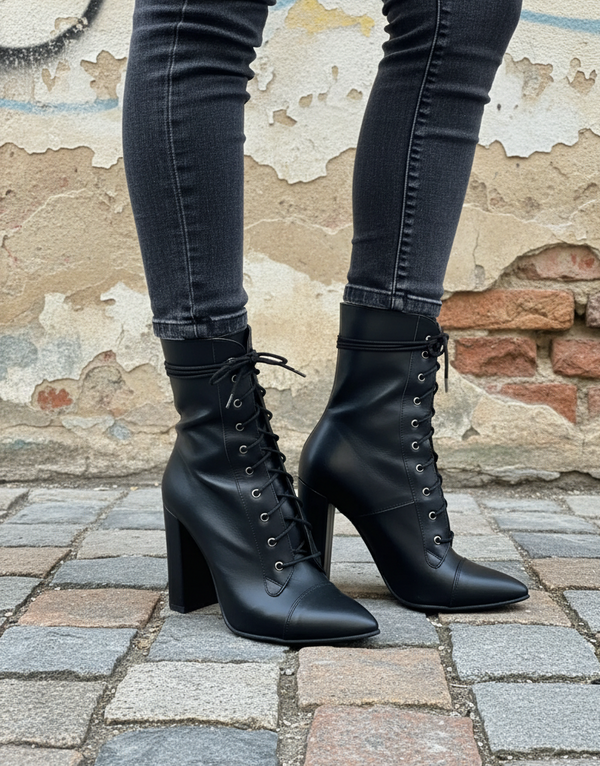 botine piele naturala la comanda