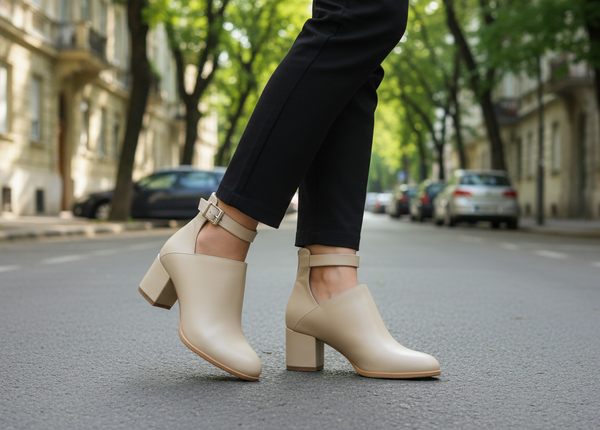 botine piele naturala la comanda