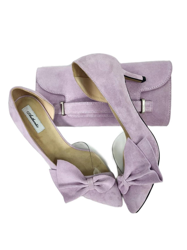Set Pantofi dama si Plic din piele naturala Bonnie
