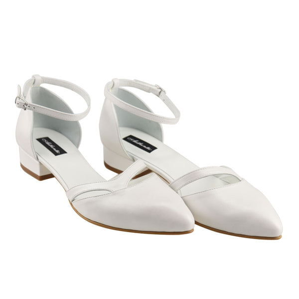 Balerini eleganti din piele naturala future bride