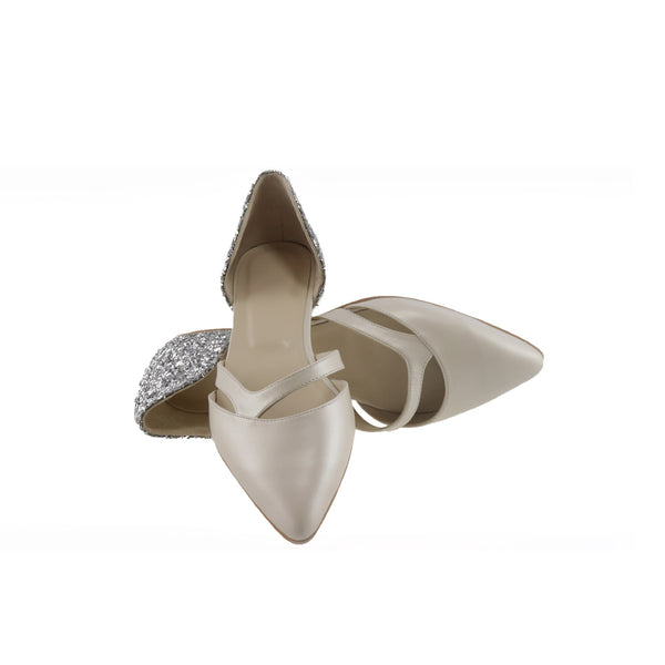 Balerini din piele naturala Amalia