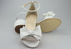 Sandale din glitter alb Comfy bridal sandals