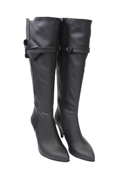 Cizme piele naturala neagra Luna