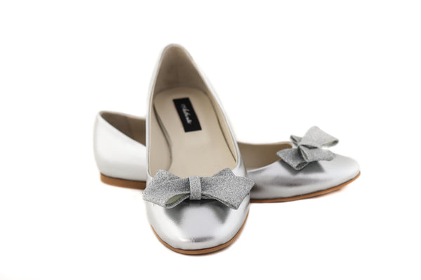 Balerini din piele Snow white