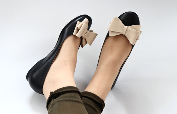 Balerini din piele naturala Eren