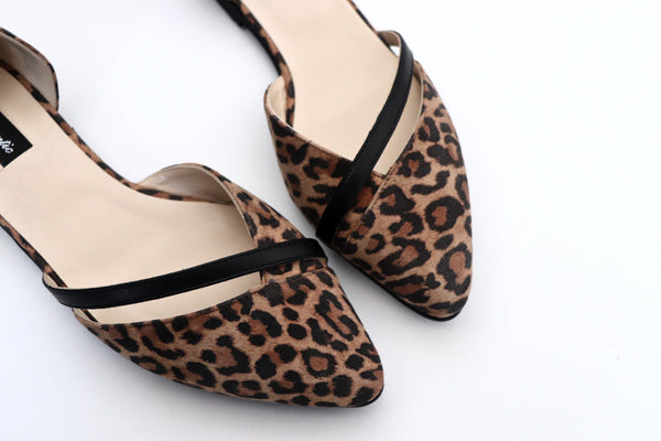 Balerini din piele intoarsa Savage