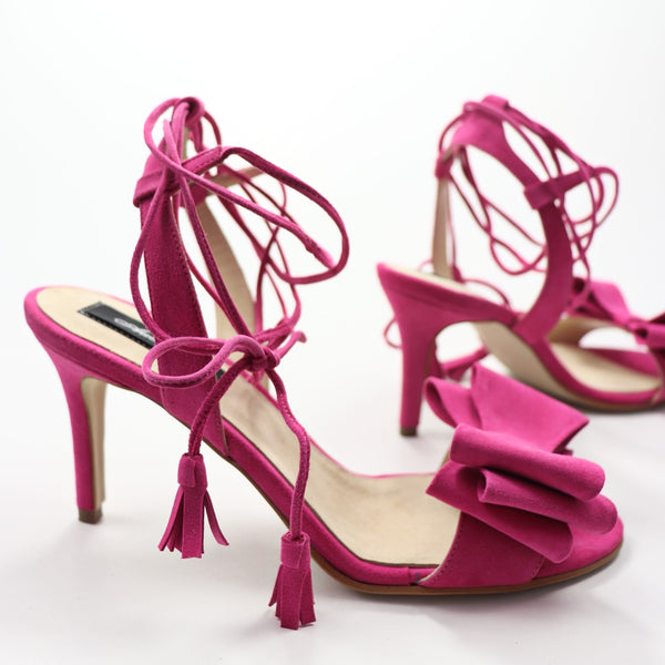 Sandale din piele naturala intoarsa Fever