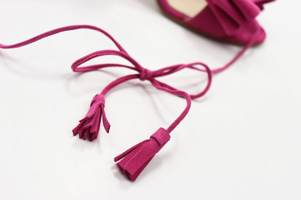 Sandale din piele naturala intoarsa Fever