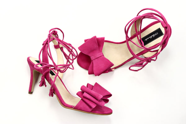 Sandale din piele naturala intoarsa Fever