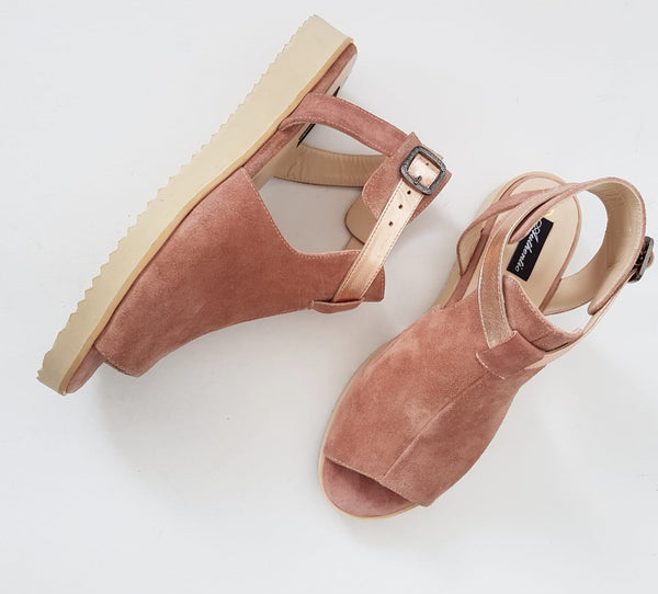 Sandale din piele intoarsa choose your colours