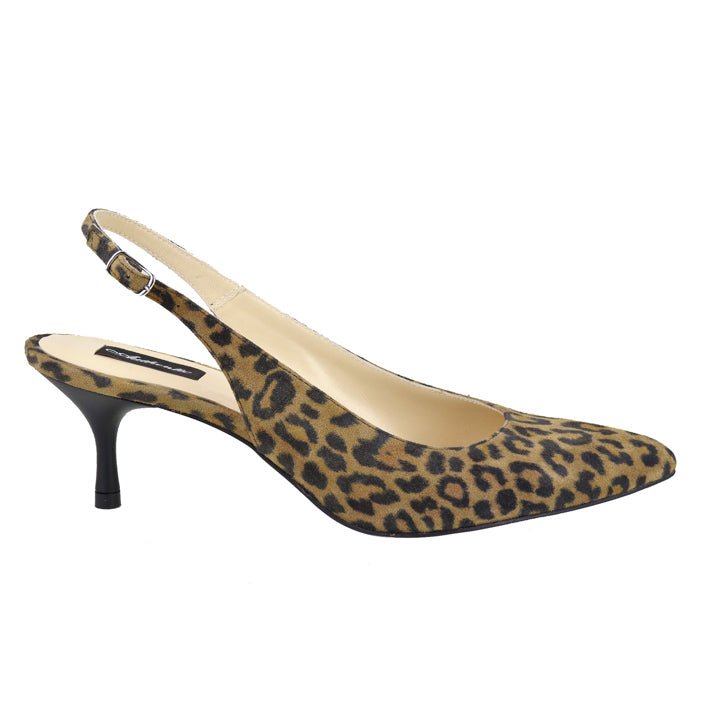 Pantofi dama Leopard din piele naturala animal print