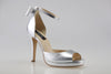 Sandale din piele naturala Silver Bow