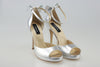 Sandale din piele naturala Silver Bow