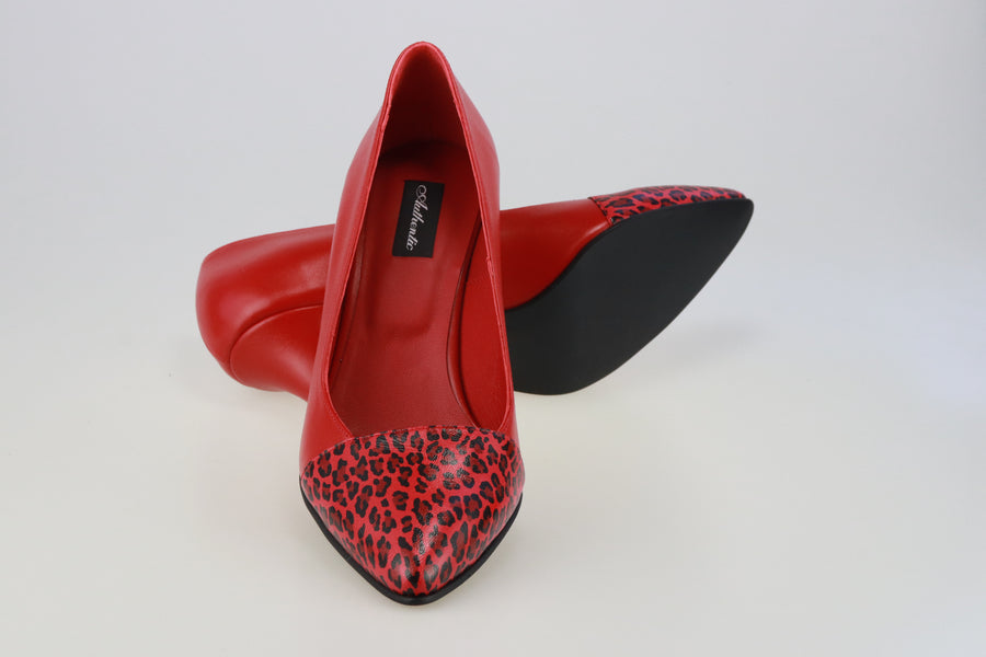 Pantofi din piele naturala Red Flashes