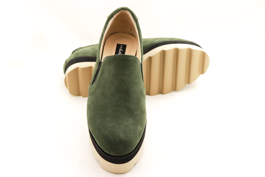 Pantofi din piele naturala Eternal Green