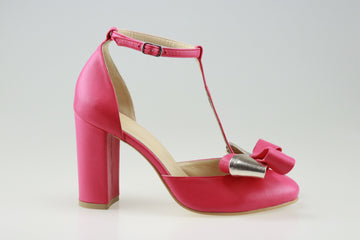 Pantofi din piele naturala La vie en rose