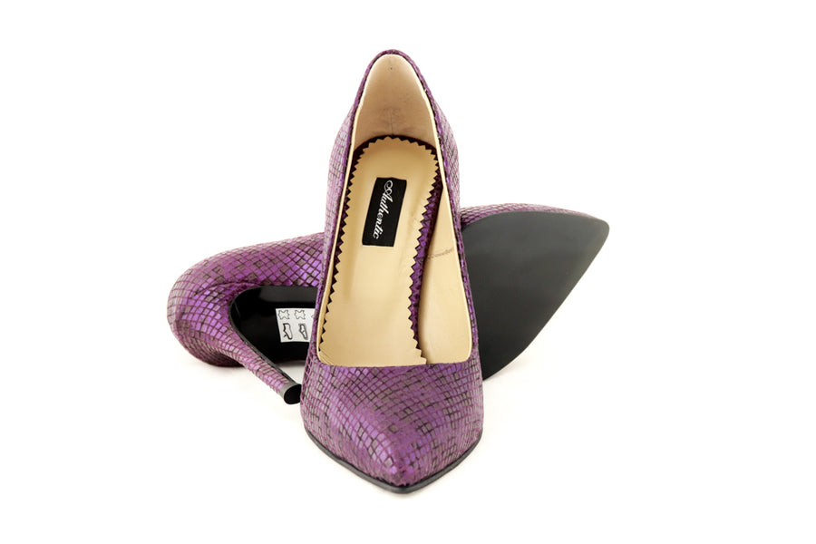 Pantofi din piele naturala Plum Island