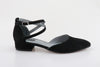 Balerini piele intoarsa neagra Claudia