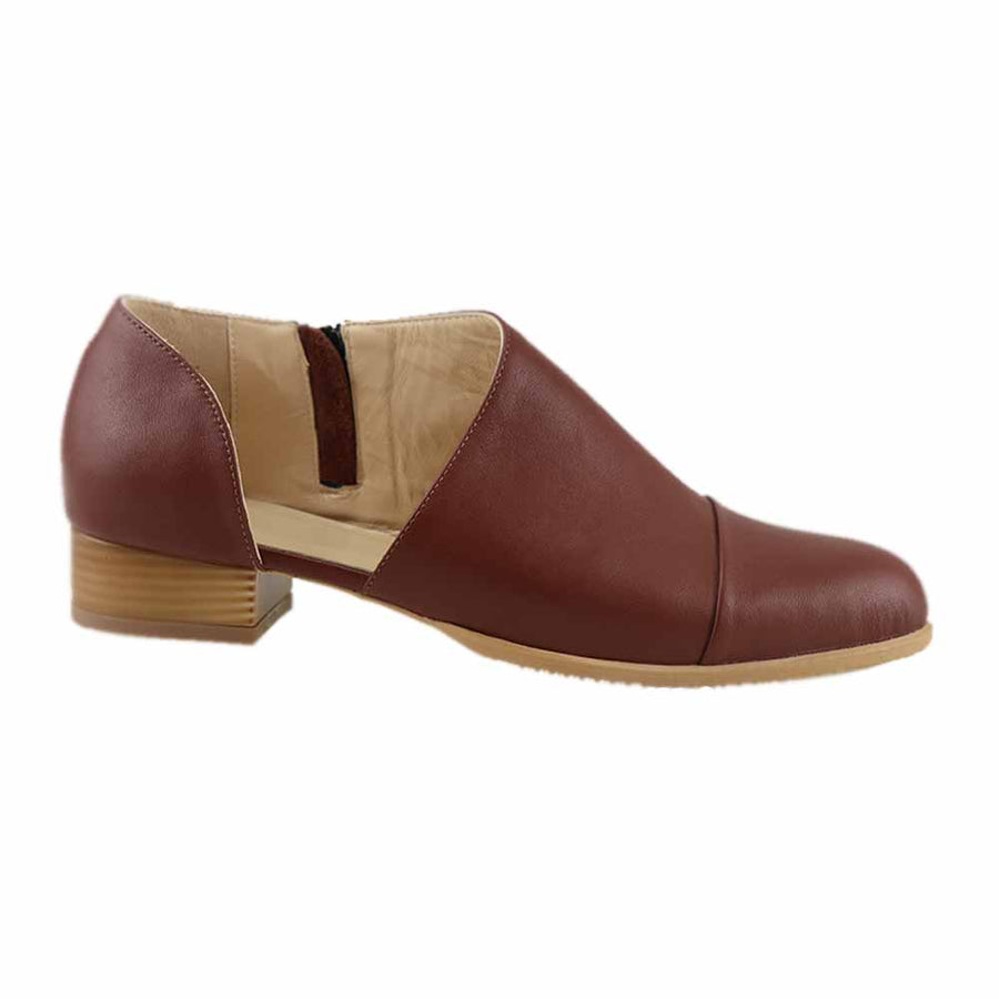 Pantofi eleganti piele naturala maro