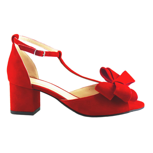 Sandale piele intoarsa Soft Rose