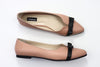 Balerini din piele naturala office chic